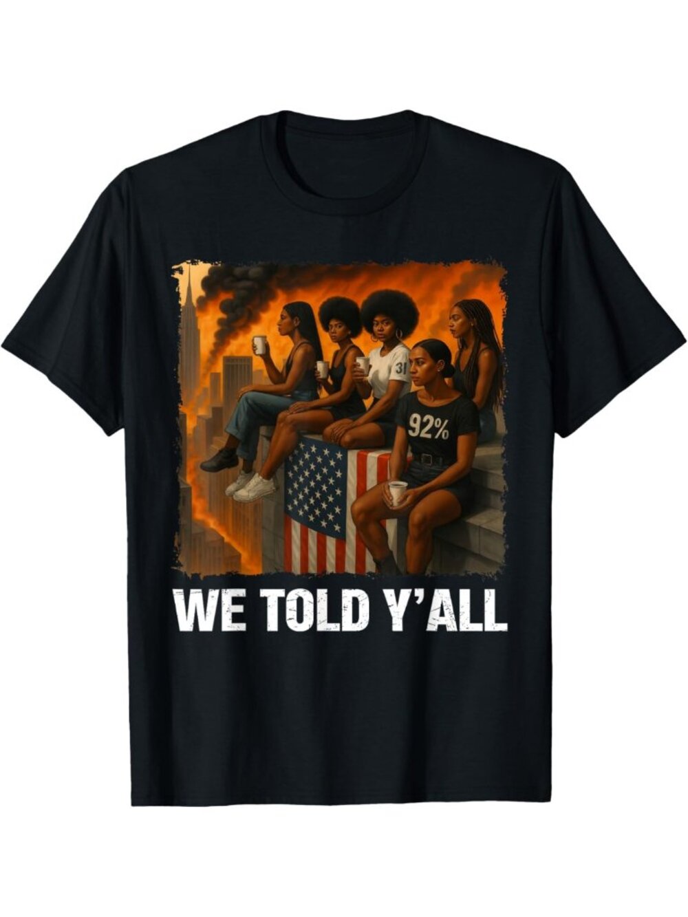 Empowering Black History Month T-Shirt for Women - 92% Black Pride Tee